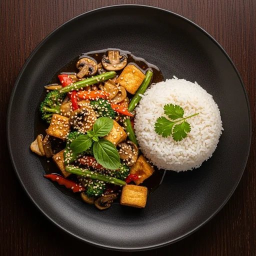Wok Gemüse mit Soja-Sesamsauce